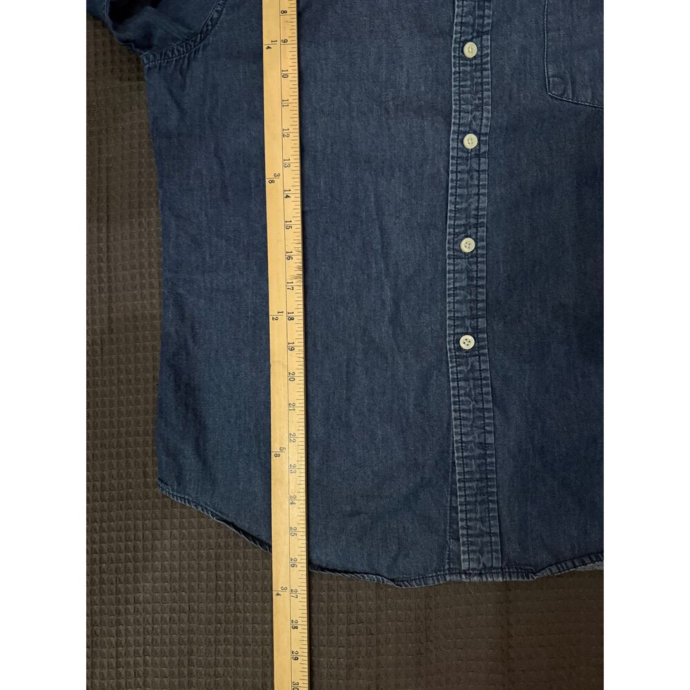 Merona Chambray Button-Down Shirt – Women’s Medium - Picture 5 of 8